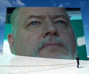 Bill (LoneWolf) Muskoka on a billboard